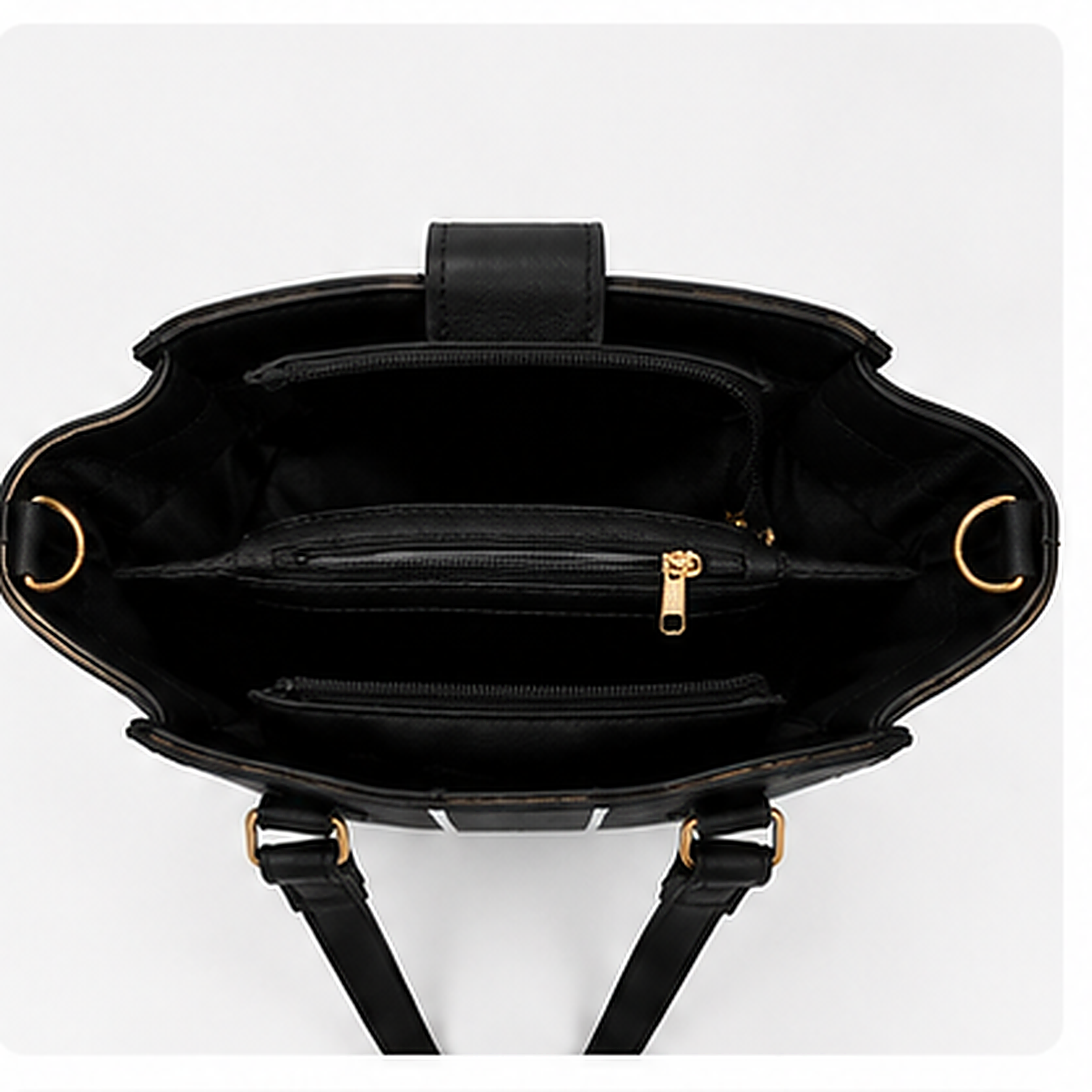 Style Beauty Hub Elegant Black Stripe Handbag for Women